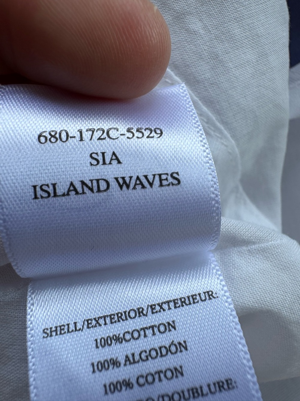 Rails Sia Dress in Isle Waves Tiered Balloon Sleeves Partially Lined Cotton XL - Picture 15 of 15